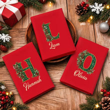 Load image into Gallery viewer, Personalized Cotton Napkin Christmas Gift for Family Gatherings
