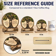 Load image into Gallery viewer, Personalized 2-Layer Wooden Plaque Custom Couple Tree Gift for Anniversary