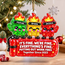 Load image into Gallery viewer, Personalized Acrylic Christmas Ornament Unique Coworker Gift