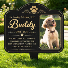 Load image into Gallery viewer, Personalized Metal Garden Stake Dog Memorial Sympathy Gift