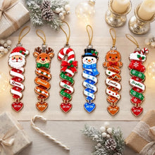 Load image into Gallery viewer, Personalized Acrylic Christmas Ornament Custom Kids Gift