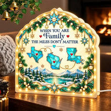 Load image into Gallery viewer, Personalized Acrylic Light Box Custom State Map Gift for Family