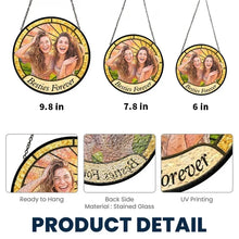 Load image into Gallery viewer, Personalized Glass Suncatcher Ornament Best Friend Gift