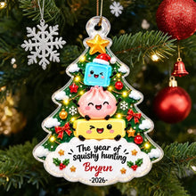 Load image into Gallery viewer, Personalized Acrylic Ornament Custom Name Kids Gift Christmas