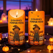Load image into Gallery viewer, Personalized Flameless LED Candle Autumn Decor Gift for Grandma