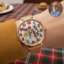Load image into Gallery viewer, Cherish Every Moment - Heaven Cardinal Mesh Strap Quartz Watch | Personalized Gifts for Loved Ones Quartz Watch MagicInPrints