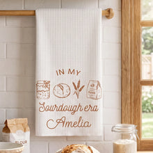 Load image into Gallery viewer, Personalized Kitchen Towel for Bakers with Sourdough Art Gift