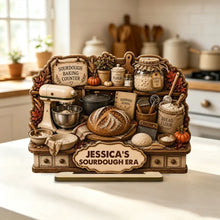 Load image into Gallery viewer, Personalized Sourdough Wooden Plaque Gift for Home Bakers