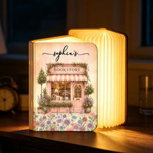 Load image into Gallery viewer, Personalized 7-Color Book Lamp Custom Gift for Book Lovers