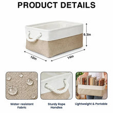 Load image into Gallery viewer, Personalized Cotton Linen Rope Basket Cute Child Portrait Gift for Kids