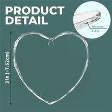 Load image into Gallery viewer, Personalized Crystal Heart Ornament for Newlyweds Christmas Gift
