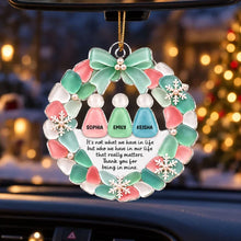 Load image into Gallery viewer, Personalized Acrylic Ornament Heart Wreath Gift for Best Friend