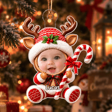 Load image into Gallery viewer, Personalized Acrylic Christmas Ornament Custom Name Gift for Family