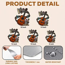Load image into Gallery viewer, Personalized Guitar Shaped Metal Sign for Musicians | Gift Idea