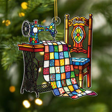 Load image into Gallery viewer, Personalized Acrylic Sewing Machine Ornament Gift for Mom