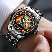 Load image into Gallery viewer, Trucker's Pride - Personalized Men's Watch for Truckers Men's Watch MagicInPrints