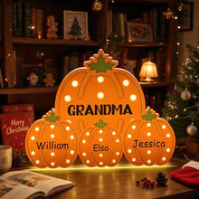 Load image into Gallery viewer, Personalized Acrylic Light Box Custom Family Display Gift for Grandma