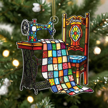 Load image into Gallery viewer, Personalized Acrylic Sewing Machine Ornament Gift for Mom