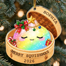 Load image into Gallery viewer, Personalized Rainbow Dumpling Acrylic Ornament Gift for Family
