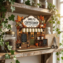 Load image into Gallery viewer, Personalized 2-Layer Wooden Plaque Coffee Shop Decor Gift for Family & Friends