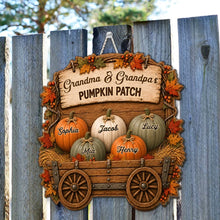 Load image into Gallery viewer, Personalized Wooden Sign Unique Family Keepsake Gift for Grandparents