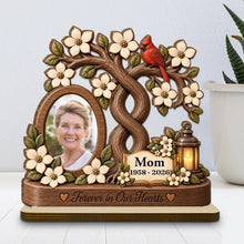 Load image into Gallery viewer, Personalized 2-Layer Wooden Plaque Memorial Gift for Mom