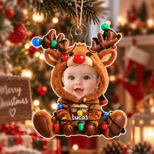 Load image into Gallery viewer, Personalized Acrylic Christmas Ornament Custom Name Gift for Family