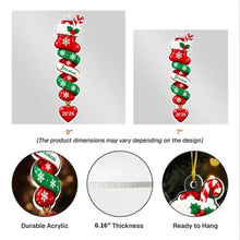 Load image into Gallery viewer, Personalized Acrylic Christmas Ornament Custom Kids Gift