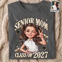 Load image into Gallery viewer, Personalized Classic Tee with Graduation Icons Gift for Mom