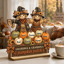 Load image into Gallery viewer, Personalized Wooden Plaque for Grandparents | Fall Family Gift