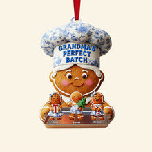 Load image into Gallery viewer, Grandma's Perfect Batch - Personalized Christmas Ornament for Grandma Ornament MagicInPrints