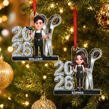 Load image into Gallery viewer, Personalized Acrylic Ornament for Hairdressers Creative Gift