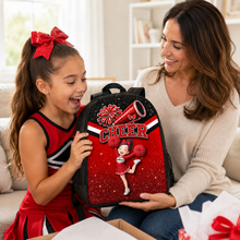 Load image into Gallery viewer, Personalized Kids School Backpack Cheerleader Gift for Girls