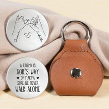 Load image into Gallery viewer, Personalized Pocket Hug Keychain with Pinky Promise Gift for Friend