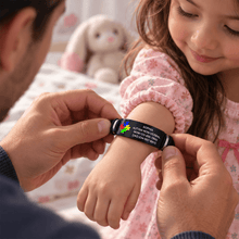 Load image into Gallery viewer, Personalized Autism Medical Alert Bracelet Custom Name ID for Kids & Adults