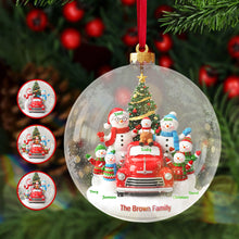 Load image into Gallery viewer, “Celebrate Togetherness” - Personalized Christmas Ornament for Family & Friends Ornament MagicInPrints