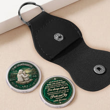 Load image into Gallery viewer, Personalized Pocket Hug Keychain for Grandma & Granddaughter Gift