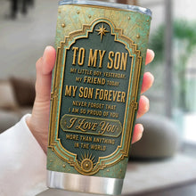 Load image into Gallery viewer, Personalized Insulated Travel Tumbler Proud Family Message for Son