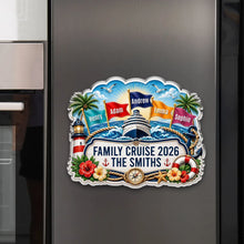 Load image into Gallery viewer, Personalized Acrylic Magnet Family Cruise Gift for Travelers