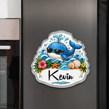 Load image into Gallery viewer, Personalized Acrylic Ocean Magnet Cute Beach Decor Gift for Kids