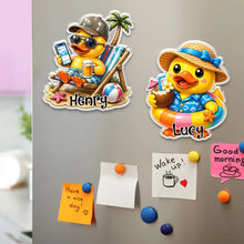 Load image into Gallery viewer, Personalized Acrylic Duck Magnet Cute Gift for Duck Fans