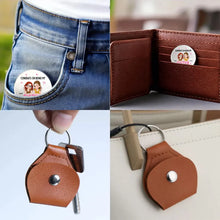Load image into Gallery viewer, Personalized Pocket Hug Keychain Gift for Sister | Cute Sentiment