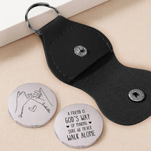 Load image into Gallery viewer, Personalized Pocket Hug Keychain with Pinky Promise Gift for Friend