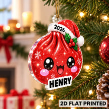 Load image into Gallery viewer, Personalized Dumpling Acrylic Ornament Creative Family Gift