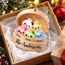 Load image into Gallery viewer, Personalized Acrylic Family Ornament Cute Dumpling Gift