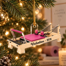 Load image into Gallery viewer, Personalized Acrylic Christmas Ornament Pilates Gift for Her