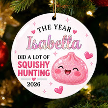 Load image into Gallery viewer, Personalized Rainbow Dumpling Acrylic Ornament Gift for Kids