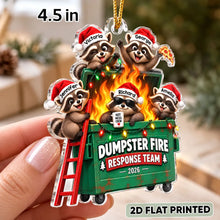 Load image into Gallery viewer, Personalized Raccoon Acrylic Ornament Funny Coworker Gift
