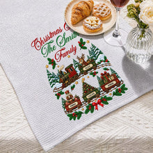 Load image into Gallery viewer, Personalized Christmas Kitchen Towel Decor Unique Family Gift