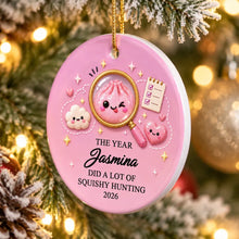 Load image into Gallery viewer, Personalized Ceramic Ornament Unique Gift for Kids Holiday
